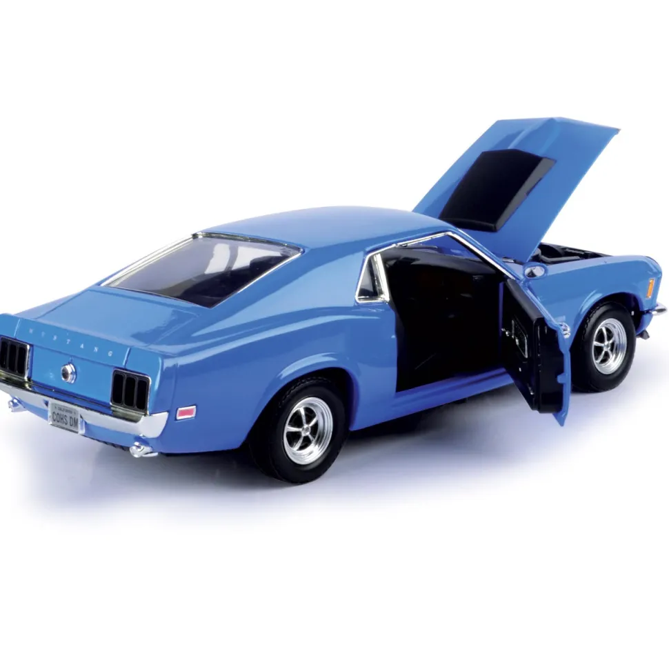 1970 Boss 429 Mustang - Blue 1:18 Scale Diecast Model by Motormax