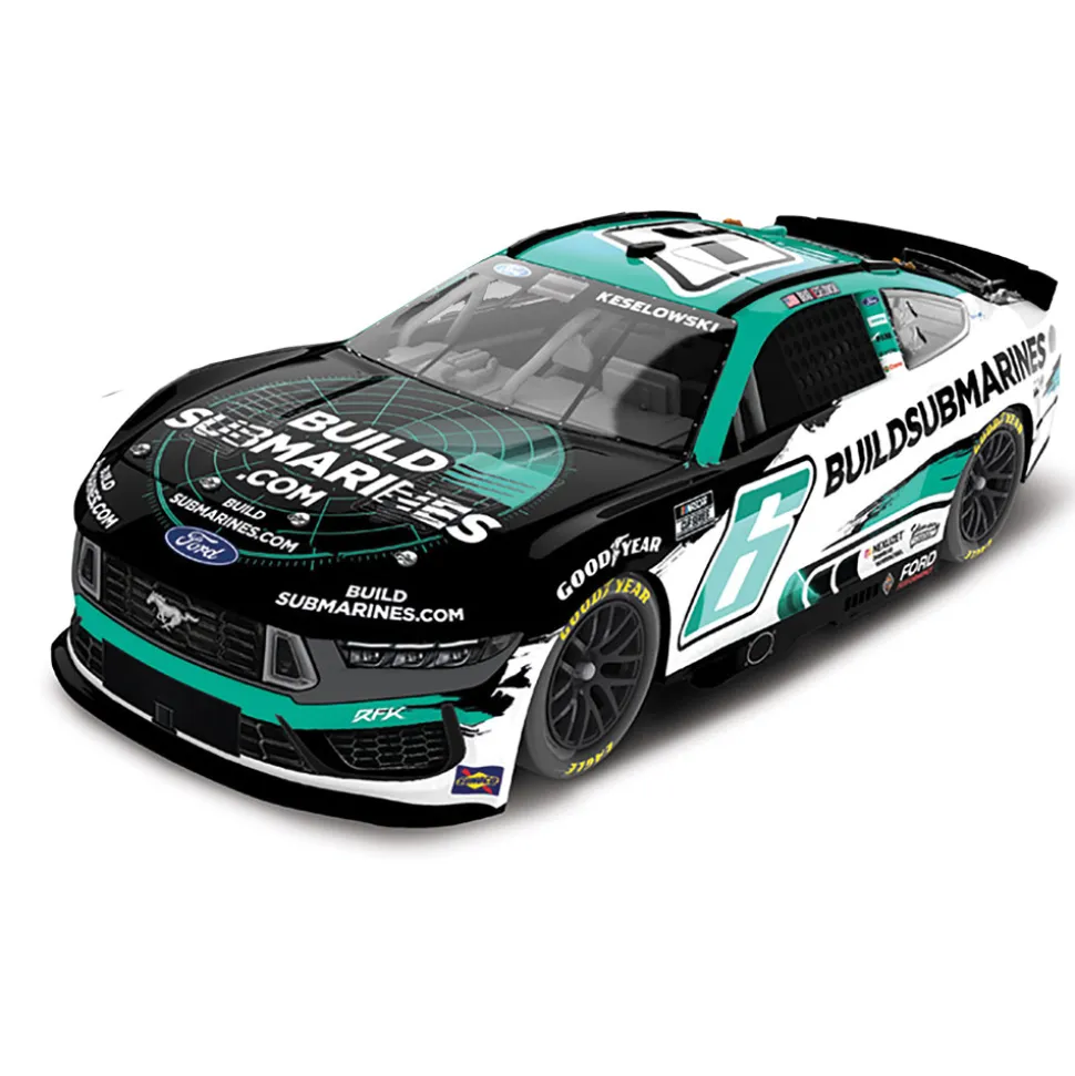 2025 Brad Keselowski Ford Mustang - Buildsubmarines.Com NASCAR Diecast 1:64 Scale Diecast Model Car by Lionel Racing