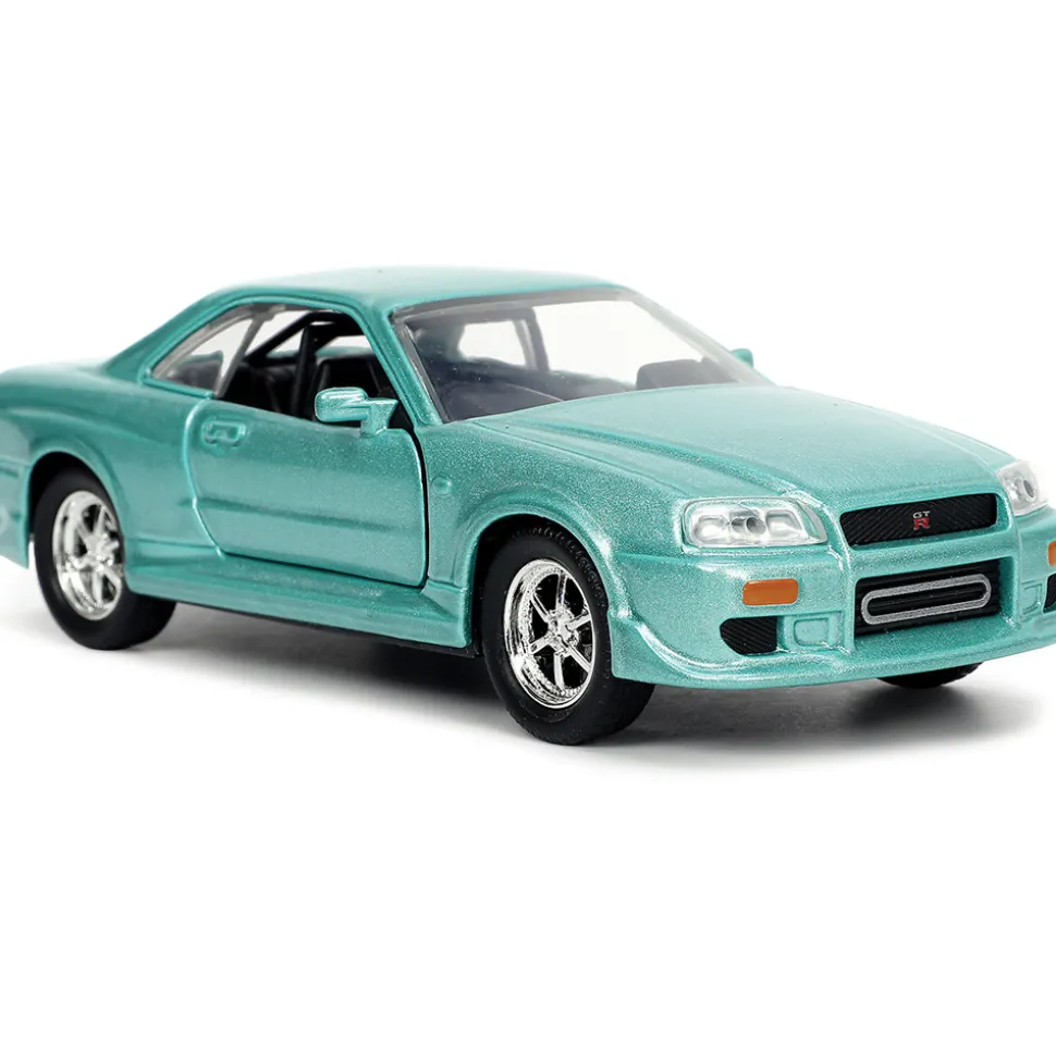 BRIAN's Fast & Furious Nissan Skyline GT-R (R34) 1:32 Scale Diecast Model Car by Jada Toys