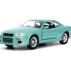 BRIAN's Fast & Furious Nissan Skyline GT-R (R34) 1:32 Scale Diecast Model Car by Jada Toys