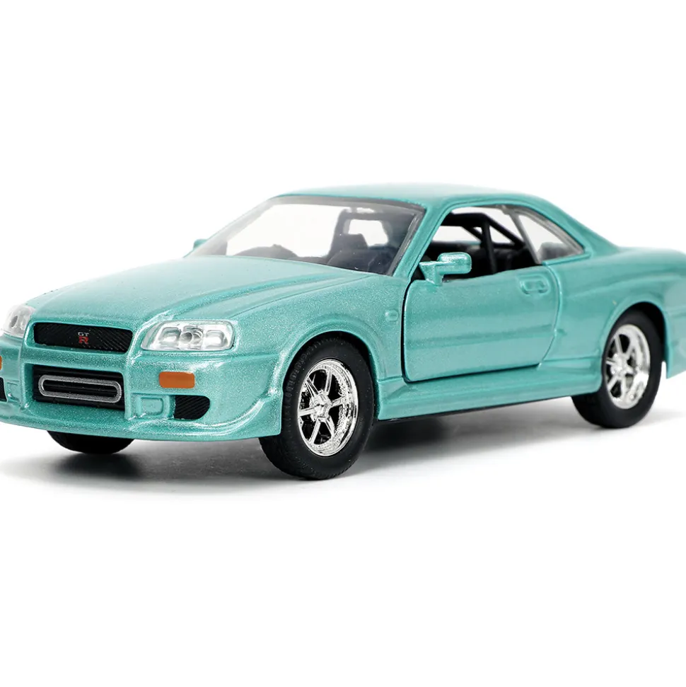 BRIAN's Fast & Furious Nissan Skyline GT-R (R34) 1:32 Scale Diecast Model Car by Jada Toys