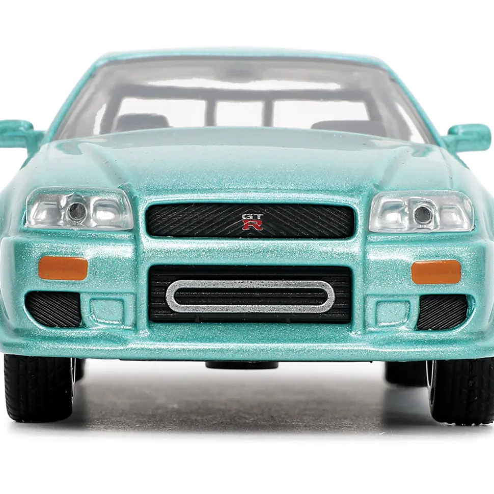 BRIAN's Fast & Furious Nissan Skyline GT-R (R34) 1:32 Scale Diecast Model Car by Jada Toys