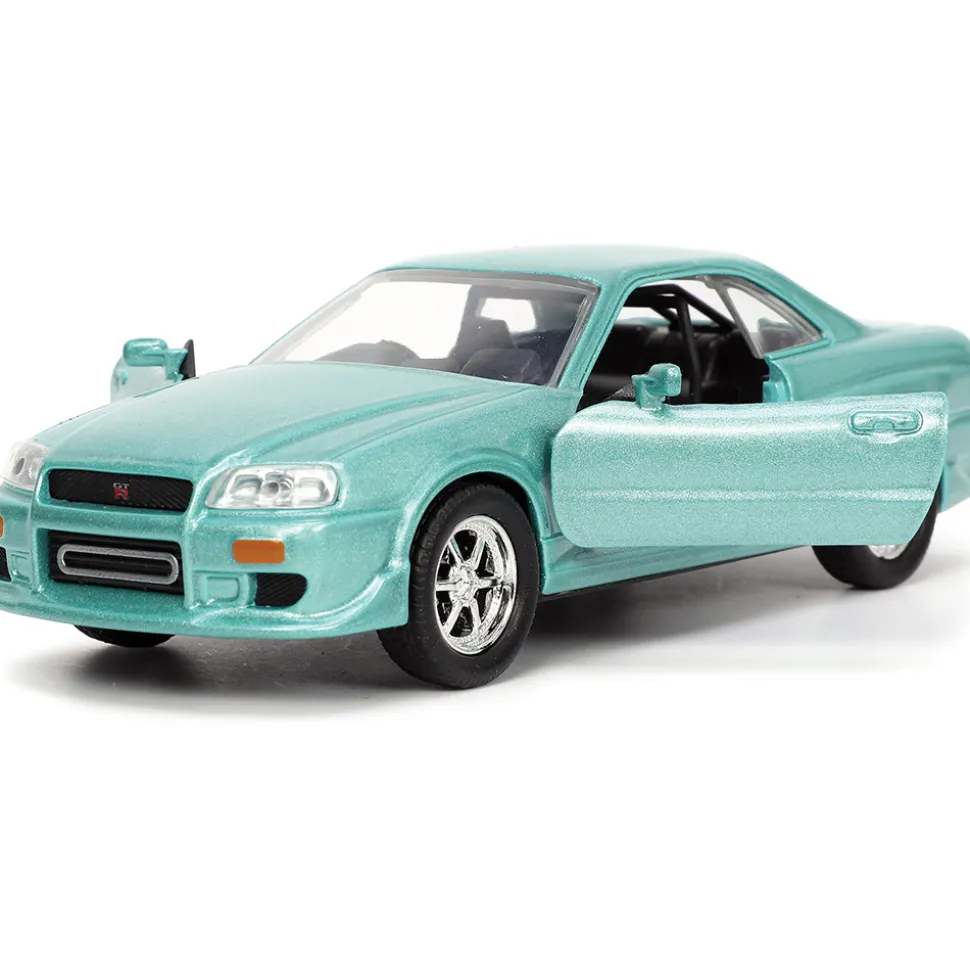 BRIAN's Fast & Furious Nissan Skyline GT-R (R34) 1:32 Scale Diecast Model Car by Jada Toys