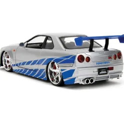 BRIAN's Nissan Skyline GT-R & SUKI's Honda S2000 Fast & Furious Twin Pack 1:24 Scale Diecast Model Car by Jada Toys