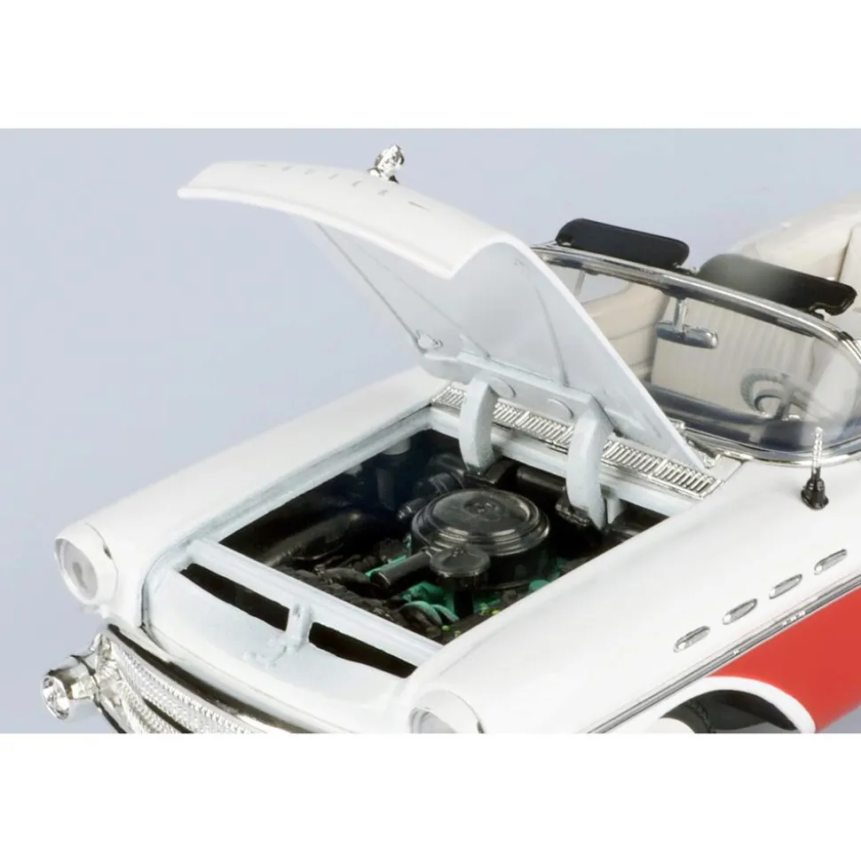 1957 Buick Roadmaster Convertible - Red 1:18 Scale Diecast Model by Motormax