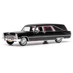 1968 Cadillac DeVille Hearse - Black 1:43 Scale Diecast Model Car by IXO Models