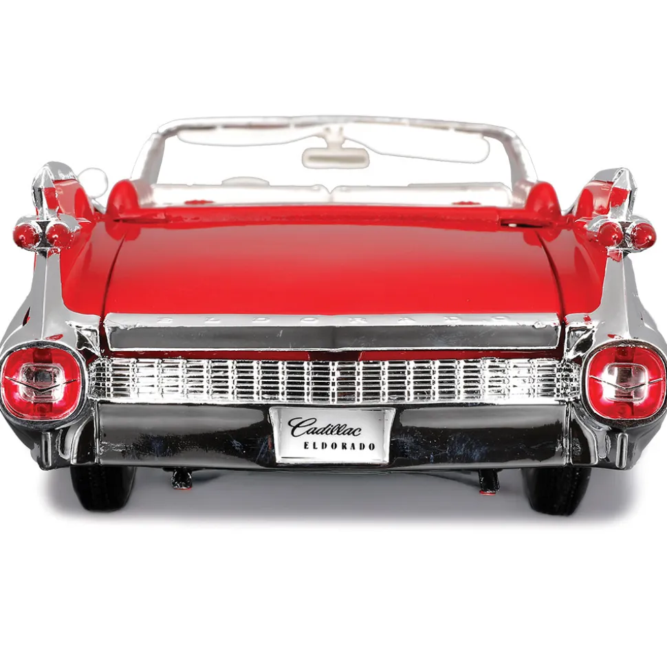 1959 Cadillac Eldorado Biarritz - Red/White 1:18 Scale Diecast Model Car by Maisto