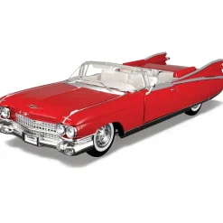 1959 Cadillac Eldorado Biarritz - Red/White 1:18 Scale Diecast Model Car by Maisto