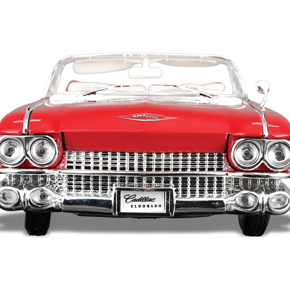 1959 Cadillac Eldorado Biarritz - Red/White 1:18 Scale Diecast Model Car by Maisto