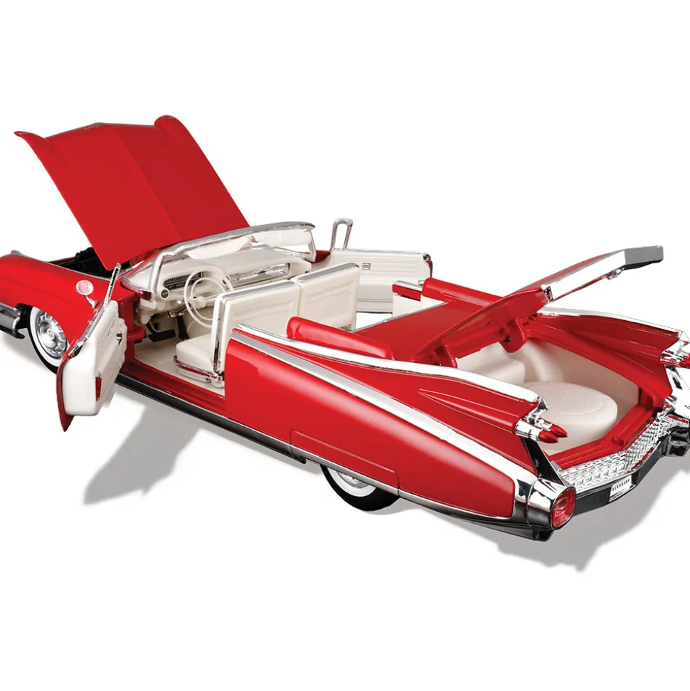 1959 Cadillac Eldorado Biarritz - Red/White 1:18 Scale Diecast Model Car by Maisto