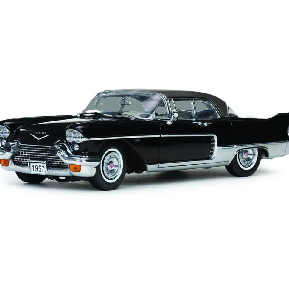 1957 Cadillac Eldorado Brougham - Ebony Black 1:18 Scale Diecast Model Car by Sunstar