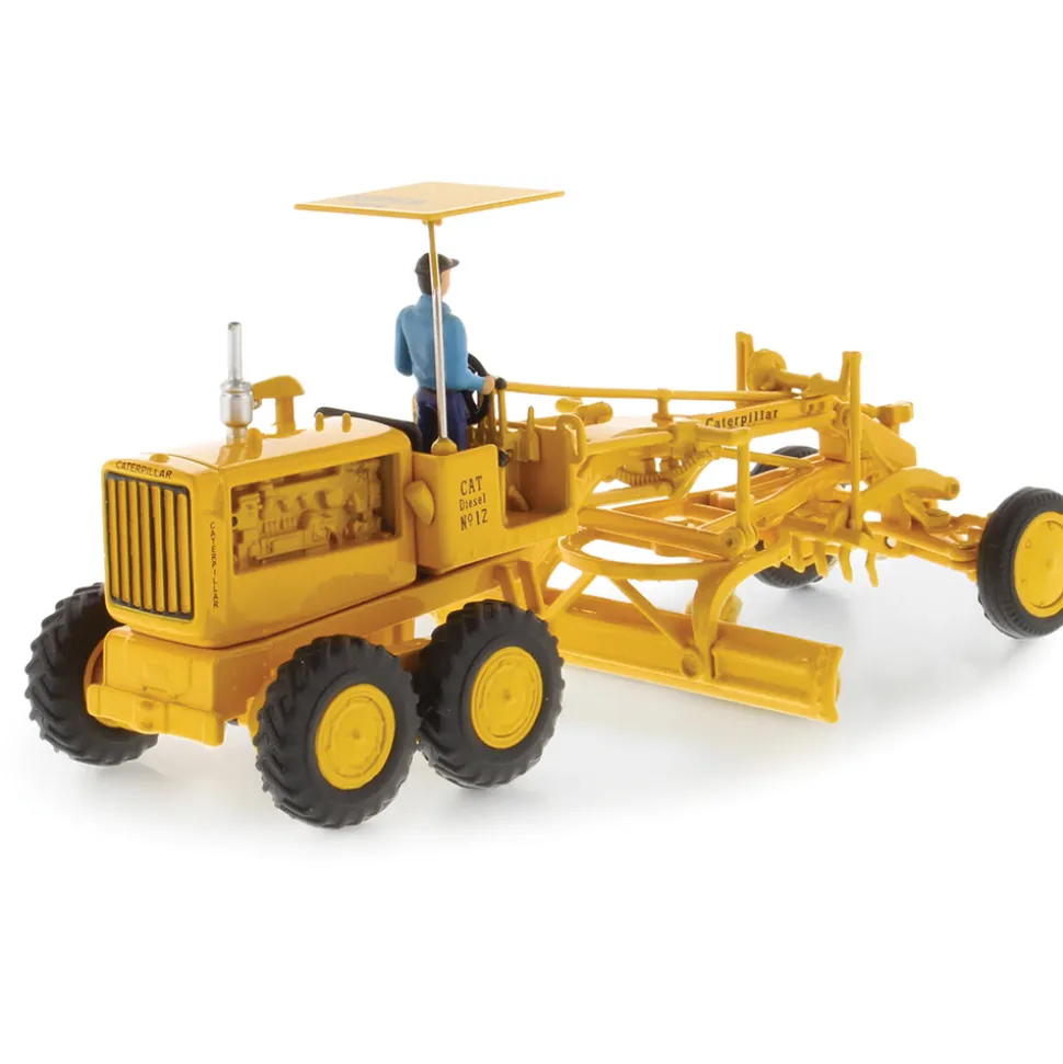 Caterpillar Vintage No.12 Motor Grader 1:50 Scale Diecast Construction by Diecast Masters