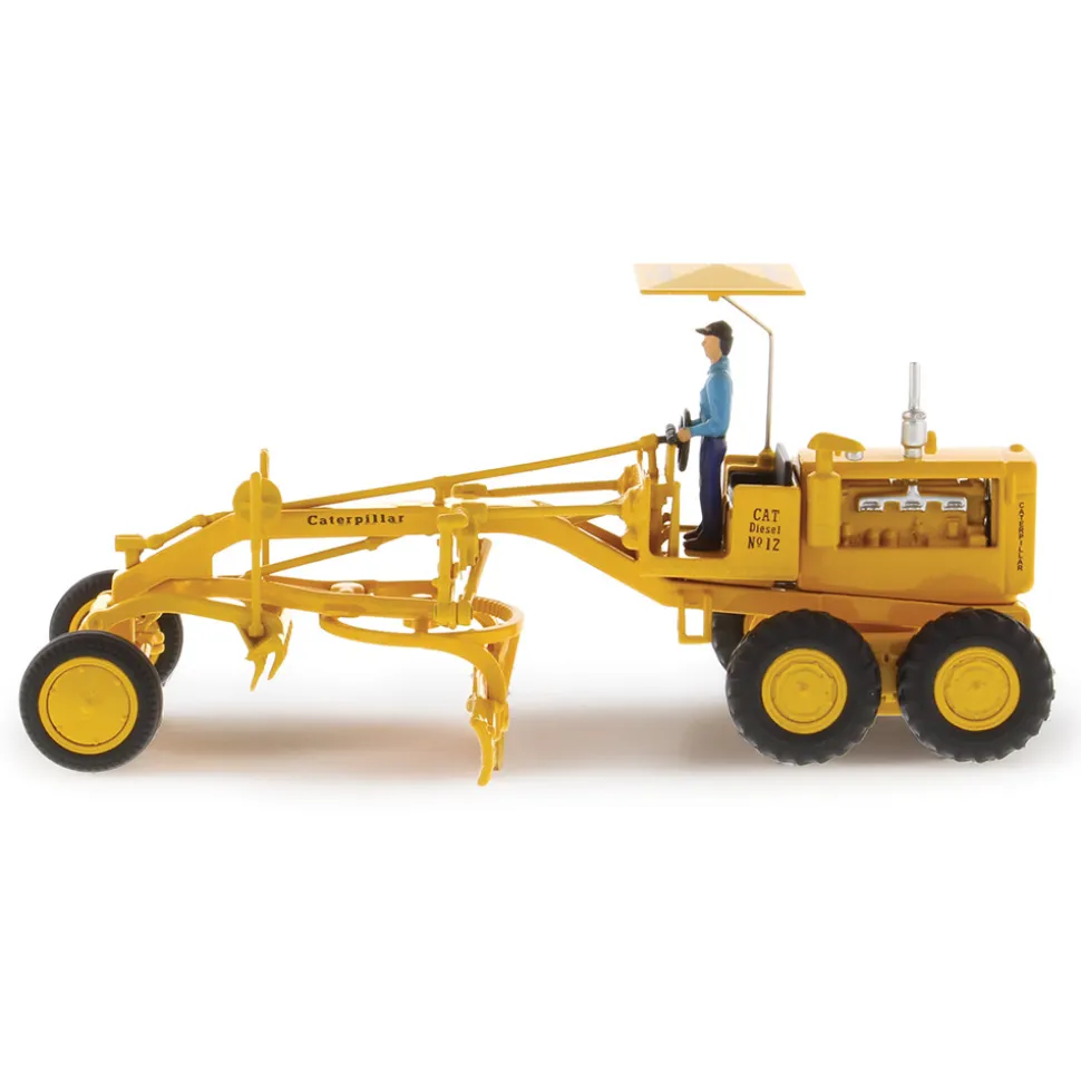 Caterpillar Vintage No.12 Motor Grader 1:50 Scale Diecast Construction by Diecast Masters