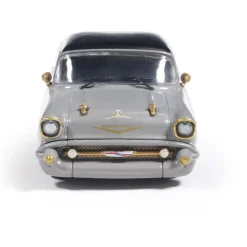 1957 Chevrolet Bel Air - Lowrider - Gray 1:64 Scale Diecast Model Car by IXO Models
