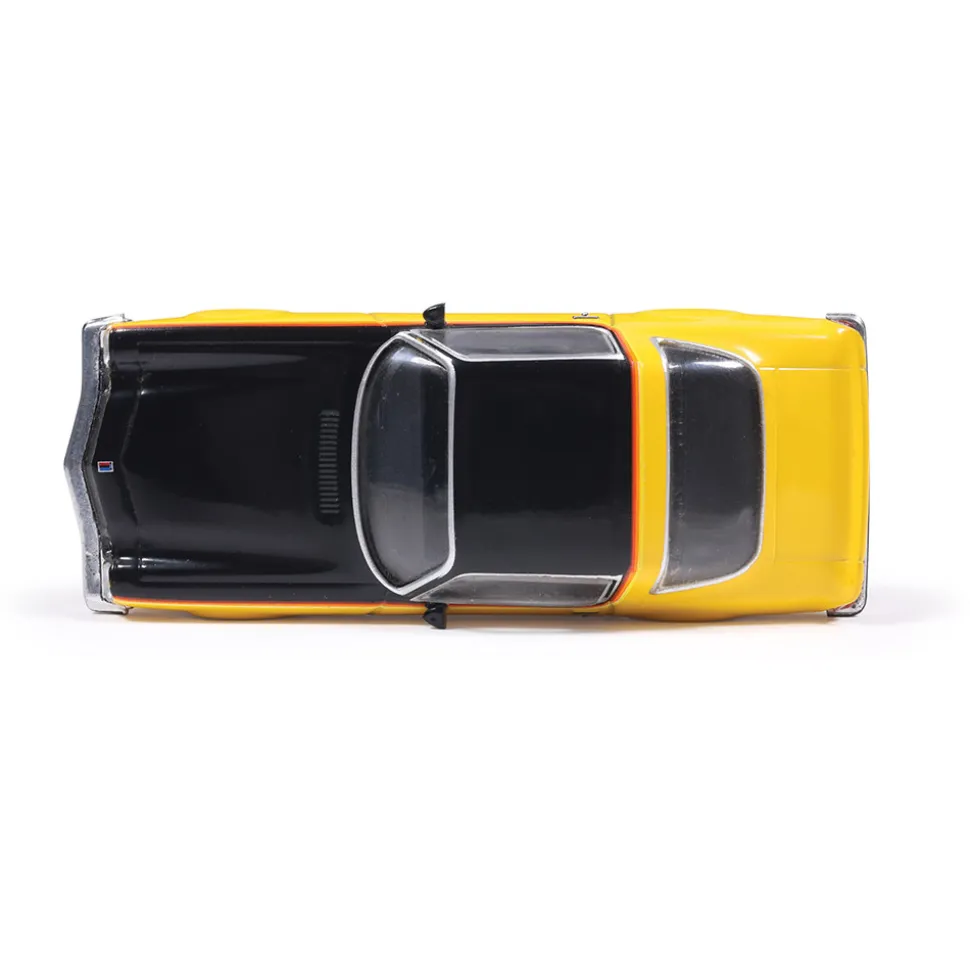 1976 Chevrolet Camaro Rally Sport - Bright Yellow and Black 1:64 Scale Diecast Model Car by IXO Models