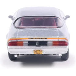 1979 Chevrolet Camaro Z28 - Silver with Orange Stripes 1:64 Scale Diecast Model Car by IXO Models