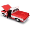 1974 Chevrolet C10 Cheyenne Super - Red/White 1:18 Scale Diecast Model Truck by Maisto