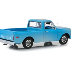 1971 Chevrolet C-10 - Dirty Blue 1:24 Scale Diecast Model Truck by Greenlight