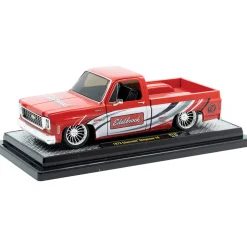 1973 Chevrolet Cheyenne 10 Custom - Edelbrock 1:24 Scale Diecast Model Truck by M2 Machines