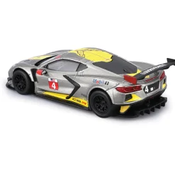 2020 Chevrolet Corvette C8R - Gray 1:43 Scale Diecast Model Car by Bburago