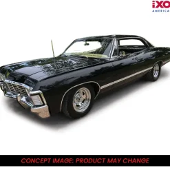1967 Chevrolet Impala Sport Sedan - Black 1:43 Scale Diecast Model Car by IXO Models