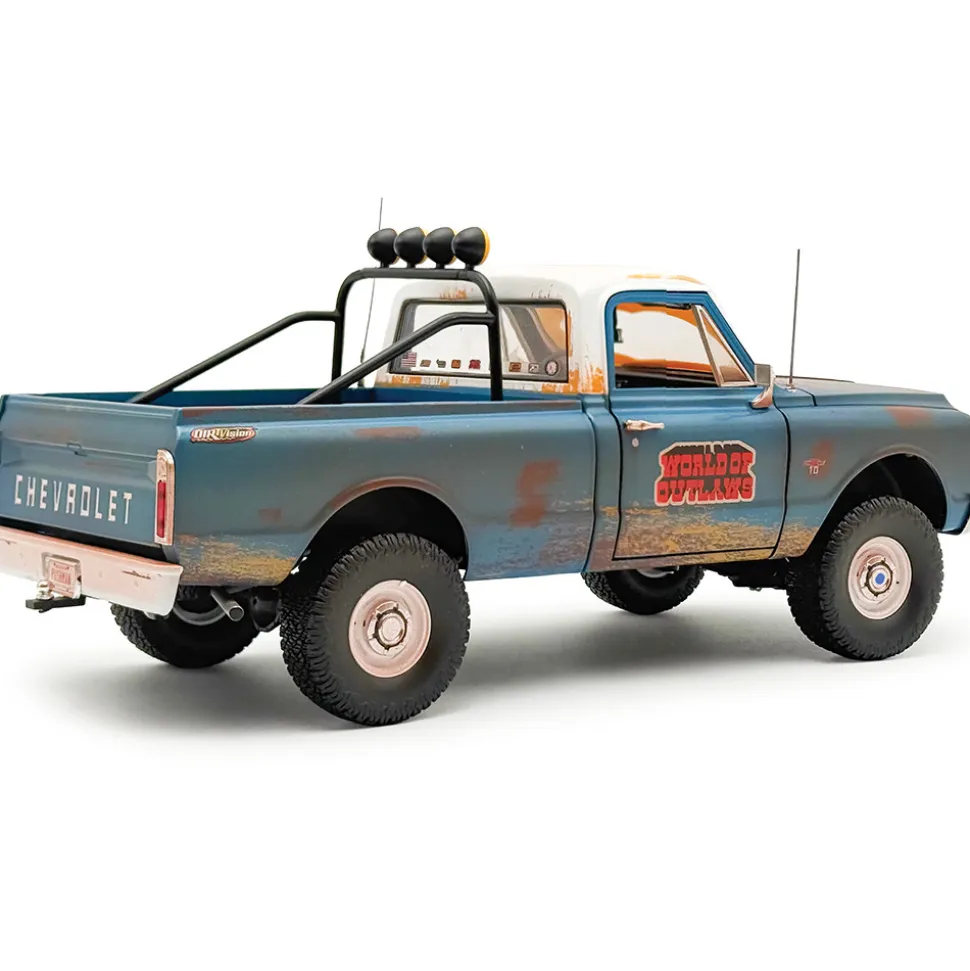 1967 Chevrolet K10 - World of Outlaws Push Truck 1:18 Scale Diecast Model Truck by Acme