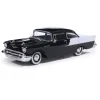 1957 Chevrolet One-Fifty Sedan - Onyx Black and India Ivory 1:64 Scale Diecast Model Car by IXO Models