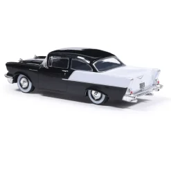 1957 Chevrolet One-Fifty Sedan - Onyx Black and India Ivory 1:64 Scale Diecast Model Car by IXO Models