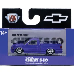 1995 Chevrolet S-10 - Blue 1:64 Scale Diecast Model Truck by M2 Machines