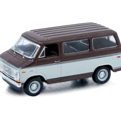 1971 Chevrolet Van Beauville 10 - Brown 1:64 Scale Diecast Model Car by M2 Machines