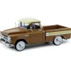 1958 Chevy Apache Cameo Pickup - Brown 1:24 Scale Diecast Model Truck by M2 Machines