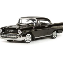 1957 Chevy Bel Air - black 1:18 Scale Diecast Model by Motormax