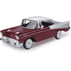 1957 Chevy Bel Air - Burgundy 1:24 Scale Diecast Model Car by Motormax