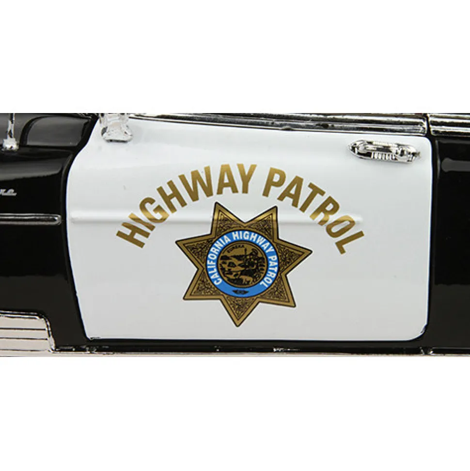 1950 Chevy Bel Air California Highway Patrol Car 1:18 Scale Diecast Model by Motormax