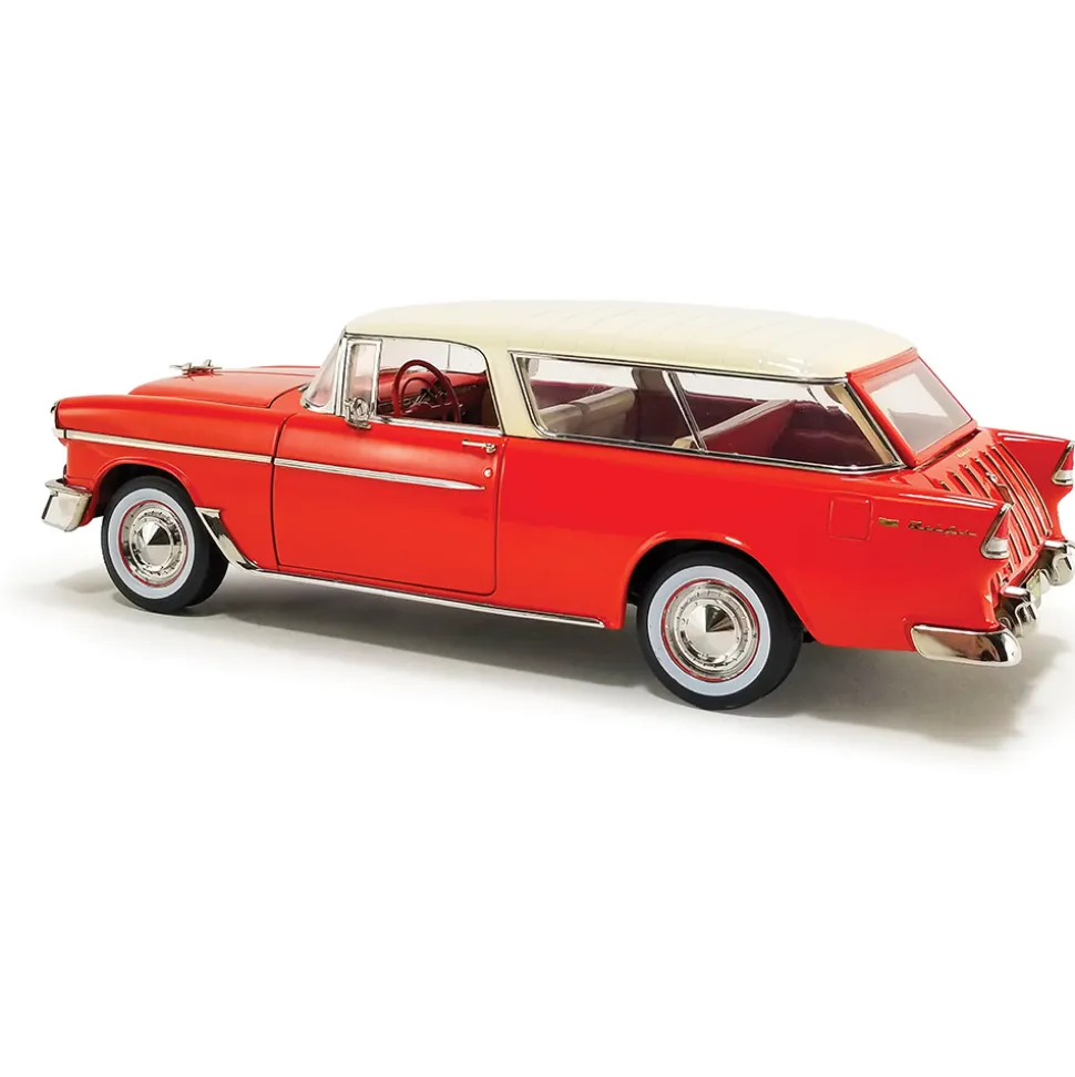 1955 Chevy Bel Air Nomad Wagon 1:18 Scale Diecast Model Car by Acme