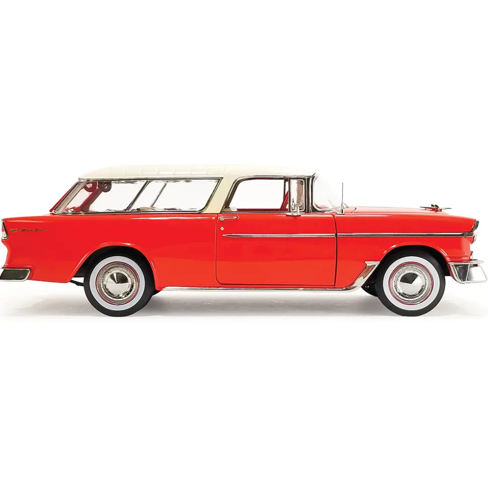 1955 Chevy Bel Air Nomad Wagon 1:18 Scale Diecast Model Car by Acme
