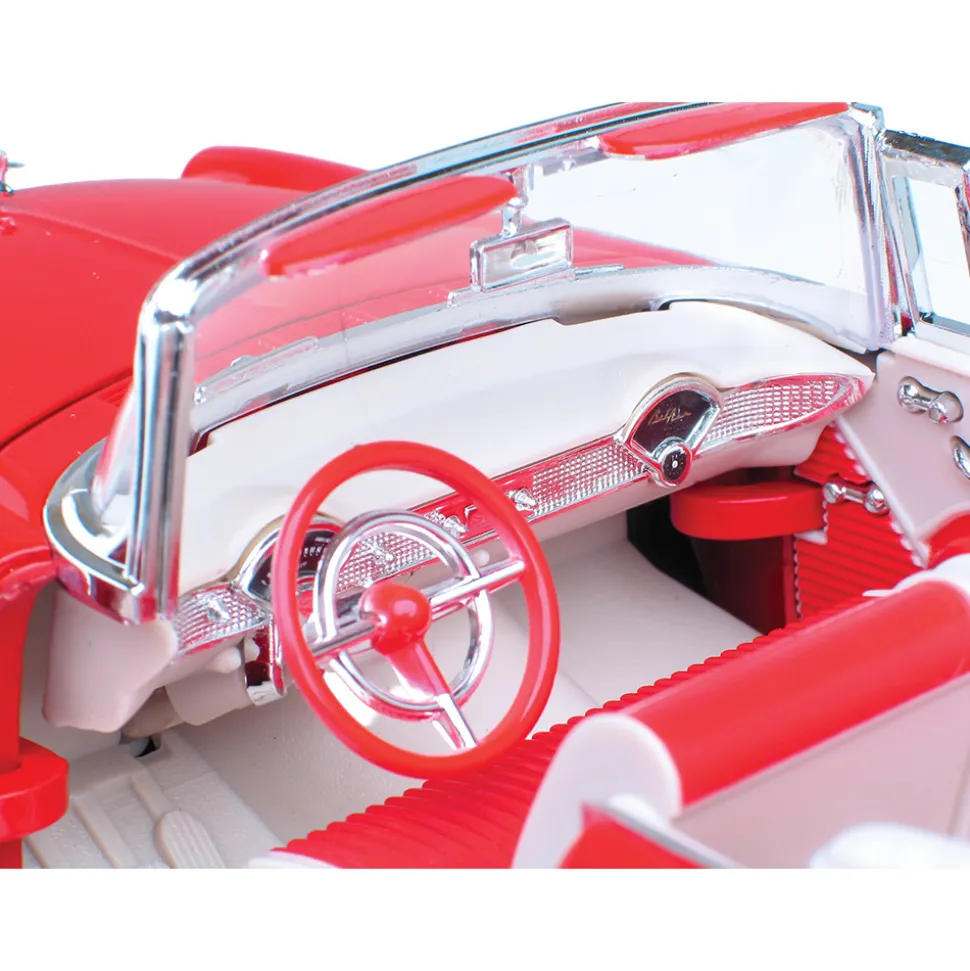 1955 Chevy Bel Air Soft Top Convertible 1:18 Scale Diecast Model by Motormax