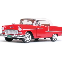 1955 Chevy Bel Air Soft Top Convertible 1:18 Scale Diecast Model by Motormax