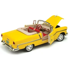 1955 Chevy Bel Air Top Up Convertible 1:18 Scale Diecast Model by Motormax