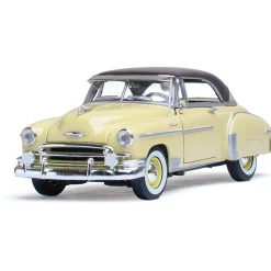1950 Chevy Bel Air - Yellow 1:24 Scale Diecast Model Car by Motormax