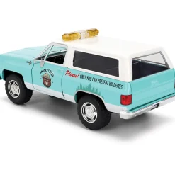1980 Chevy Blazer W/Smokey Bear Diecast Figure 1:24 Scale Diecast Model Truck by Jada Toys