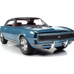 1967 Chevy Camaro Coupe MCACN - Nantucket Blue 1:18 Scale Diecast Model Car by American Muscle - Ertl