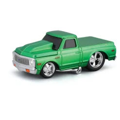 1972 Chevy C-10 - Green - Muscle Machines 25th 1:64 Scale by Muscle Machines
