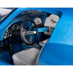 1967 Chevy Corvette Stingray - Light Metallic Blue 1:18 Scale Diecast Model Car by American Muscle - Ertl