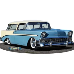 1956 Chevy Nomad Custom Laser Cut Sign Metal Sign by Vintage Signs