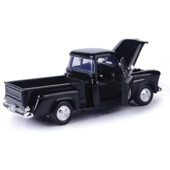 1955 Chevy Stepside V8 1:24 Scale Diecast Model Truck by Motormax