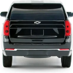 2025 Chevy Tahoe PPV Builder Kit - Black & White 1:24 Scale Diecast Model Truck by Motormax