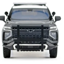 2025 Chevy Tahoe PPV - CHP - Black & White 1:24 Scale Diecast Model Truck by Motormax