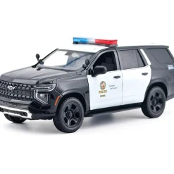 2025 Chevy Tahoe PPV LAPD - Light & Sound 1:24 Scale Diecast Model Truck by Motormax