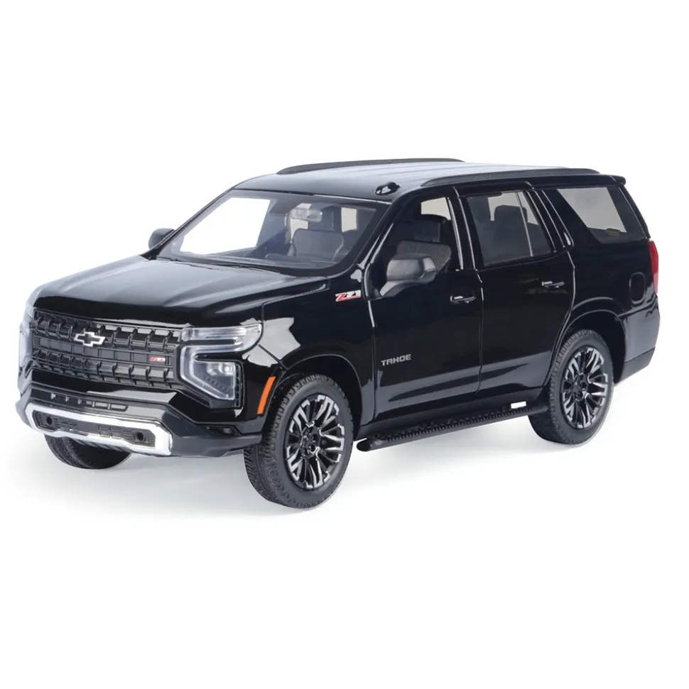 2025 Chevy Tahoe Z71 - Black 1:24 Scale Diecast Model Truck by Motormax